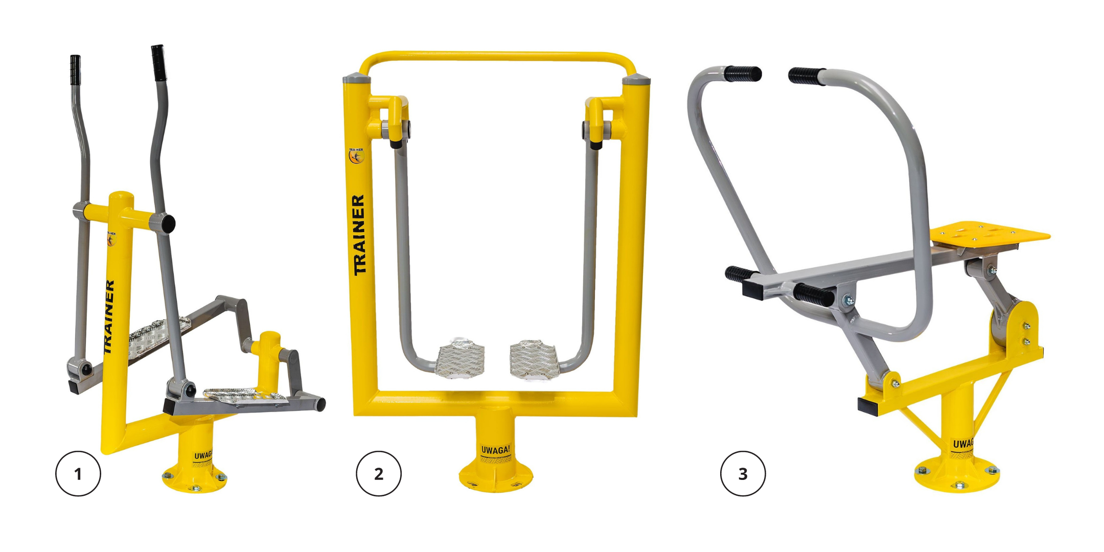 Outdoor exercise equipment for young people